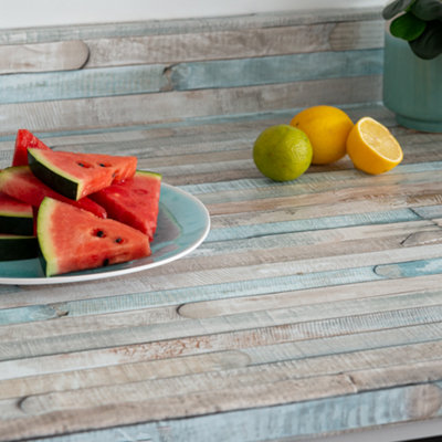 d-c-fix Woodgrain Rio Ocean Self Adhesive Vinyl Wrap Film for Kitchen Doors and Worktops 2m(L) 67.5cm(W)