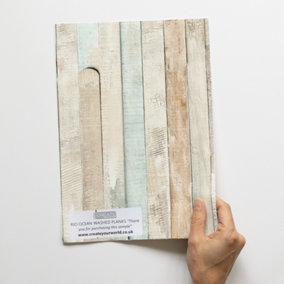 d-c-fix Woodgrain Rio Ocean Self Adhesive Vinyl Wrap Film for Kitchen Doors and Worktops A4 Sample 297mm(L) 210mm(W)