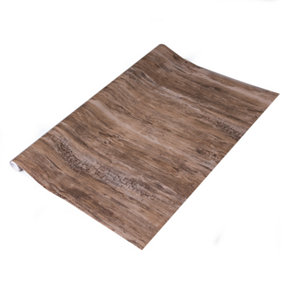 d-c-fix Woodgrain Rustic Self Adhesive Vinyl Wrap Film for Kitchen Doors and Worktops 15m(L) 90cm(W)