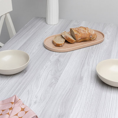 d-c-fix Woodgrain Sangallo Grey Self Adhesive Vinyl Wrap Film for Kitchen Worktops and Furniture 5m(L) 90cm(W) - 3