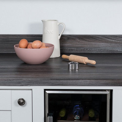 d-c-fix Woodgrain Sangallo Lava Self Adhesive Vinyl Wrap Film for Kitchen Doors and Worktops 2m(L) 67.5cm(W) - 4