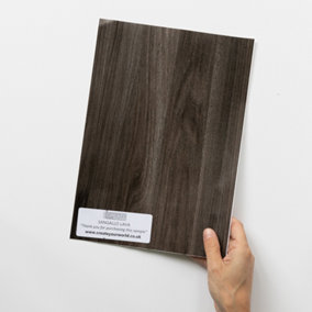 d-c-fix Woodgrain Sangallo Lava Self Adhesive Vinyl Wrap Film for Kitchen Doors and Worktops A4 Sample 297mm(L) 210mm(W)