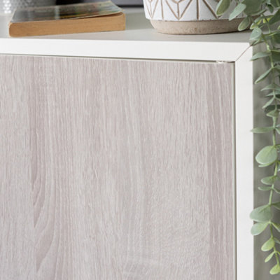 d-c-fix Woodgrain Sonoma Oak Grey Self Adhesive Vinyl Wrap Film for Kitchen Doors and Furniture 2m(L) 67.5cm(W) - 5