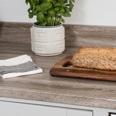 d-c-fix Woodgrain Sonoma Oak Truffel Self Adhesive Vinyl Wrap Film for Kitchen Doors and Worktops 5m(L) 90cm(W)