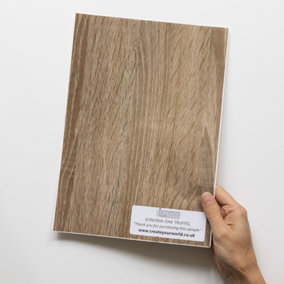 d-c-fix Woodgrain Sonoma Oak Truffel Self Adhesive Vinyl Wrap Film for Kitchen Doors and Worktops A4 Sample 297mm(L) 210mm(W)