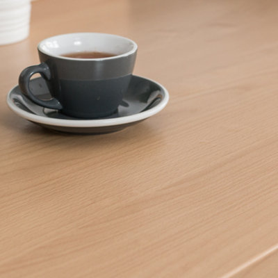 d-c-fix Woodgrain Tirol Beech Self Adhesive Vinyl Wrap Film for Kitchen Doors and Worktops A4 Sample 297mm(L) 210mm(W)