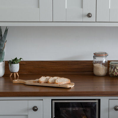 d-c-fix Woodgrain Walnut Medium Self Adhesive Vinyl Wrap Film for Kitchen Doors and Worktops 1m(L) 90cm(W)