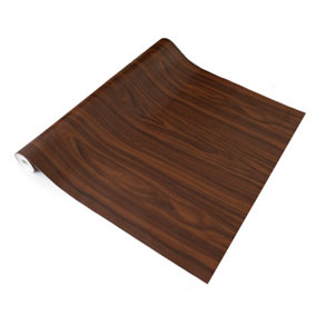 d-c-fix Woodgrain Walnut Self Adhesive Vinyl Wrap Film for Kitchen Doors and Worktops 15m(L) 67.5cm(W)