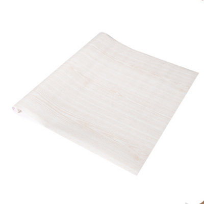 d-c-fix Woodgrain White Ash Self Adhesive Vinyl Wrap Film for Kitchen Doors and Worktops 10m(L) 67.5cm(W)