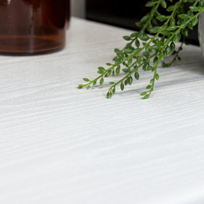 d-c-fix Woodgrain Whitewood Self Adhesive Vinyl Wrap Film for Kitchen Doors and Worktops 5m(L) 90cm(W) - 5