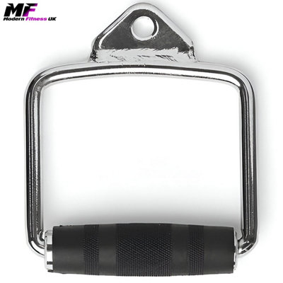 D Handle Cable Attachment Steel Pulley Handle for Home Gym Cable ...