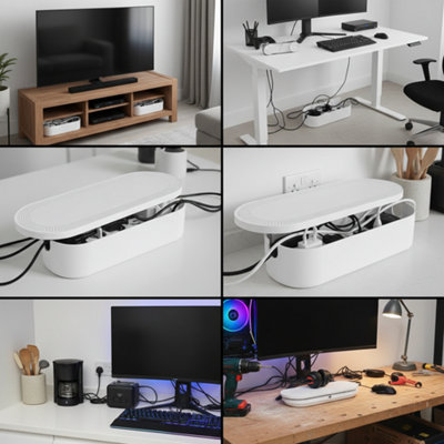 D Line Cable Tidy Unit Cable Management Box