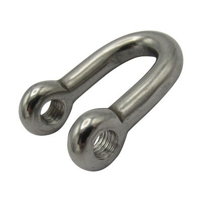 D Shackles with Captive Pin 8MM X2 (316 Stainless Steel Marine Rigging Dee)