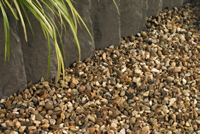 Gravel garden edging.