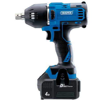 D20 20V Brushless Mid-Torque Impact Wrench, 1/2", 2 x 4.0Ah Batteries, 1 x Charger, 400Nm 99251