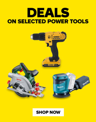 deals on selected power tools. Shop now.