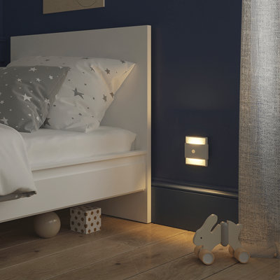 Elephant night light in childs room