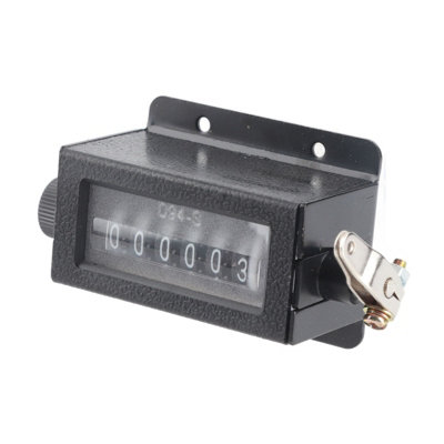 D94-S 6-Digit Resettable Mechanical Counter,Counts from 0 to 999999