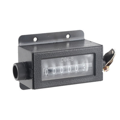 D94-S 6-Digit Resettable Mechanical Counter,Counts from 0 to 999999