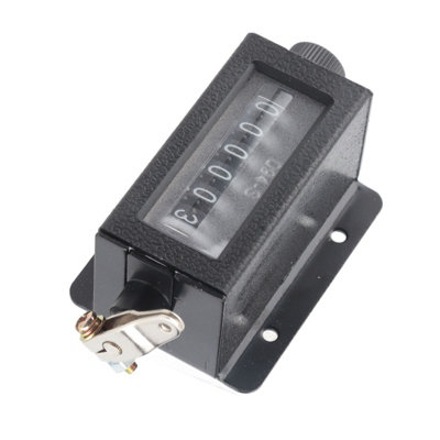 D94-S 6-Digit Resettable Mechanical Counter,Counts from 0 to 999999