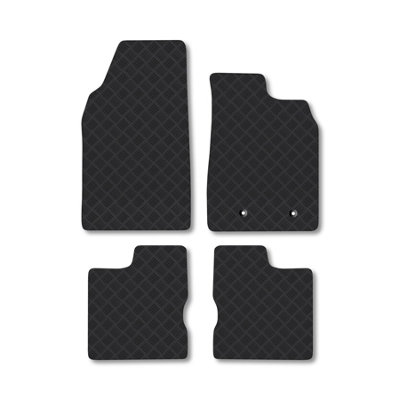 Dacia Duster 2018Onward Without Passanger Drawer Car Mats Rubber