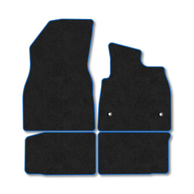 Dacia Duster (2024+) Car Mats Blue Trim Carpet Tailored Fit Easy Clean ...