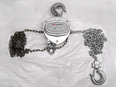 Dacromet Chain Hoist Block 2 Ton 3 Metre (2000KG 2T 3M Corrosion Resistant)