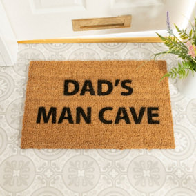 Dad's Man Cave Doormat - Regular 60x40cm