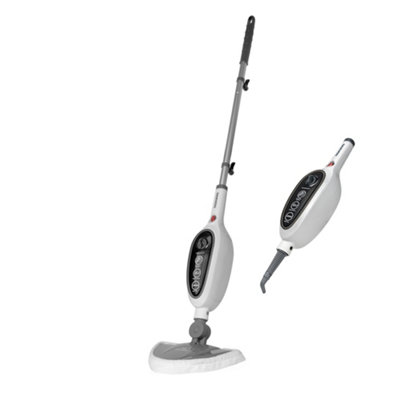 Daewoo 12-in-1 Upright & Handheld Steam Mop Floor Cleaner Carpet Window and Clothes Steamer Washer 1300W FLR00170