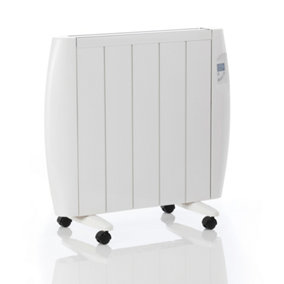Daewoo 1500W Ceramic Radiator 2 in 1 Freestanding and Mounted Heater LCD White HEA1899GE