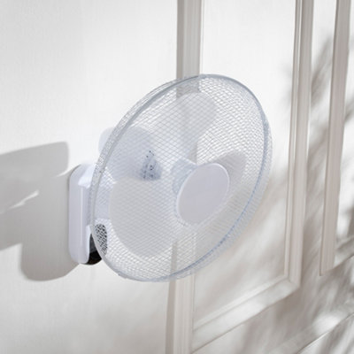 Daewoo 16" Wall Mounted Fan 3 Speed Oscillating With Remote Control White Price Comparisons | Compare The Build