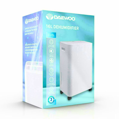 Daewoo 16L Electric Dehumidifier 2L Water Tank