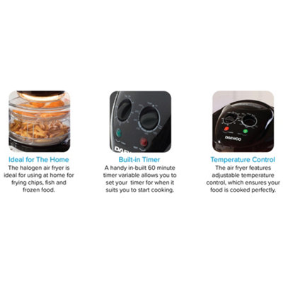 Daewoo 17L Deluxe Halogen Air Fryer