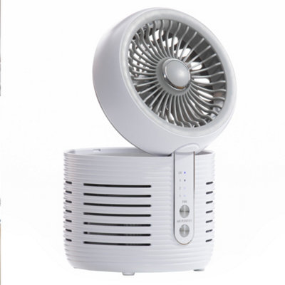 Daewoo 2 in 1 Air Purifier With HEPA Filter and 3 Speed Fan Allergy Hay  Fever Relief COL1573GE