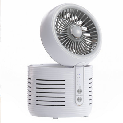 Daewoo 2 in 1 Air Purifier With HEPA Filter and 3 Speed Fan Allergy Hay Fever Relief COL1573GE