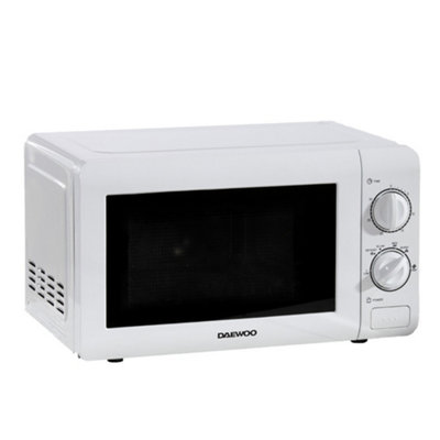 Daewoo 20 Litre Microwave 800W Easy Clean with 6 Power Levels White SDA2075GE