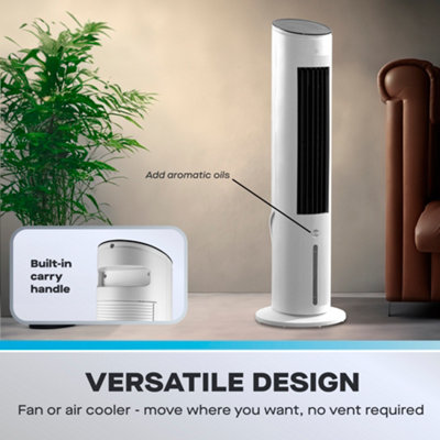 Daewoo 3-in-1 Tower Fan Evaporative Air Cooler & 4L Humidifier & with ...