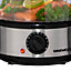 Daewoo 3 Tier Food Steamer 7 Litre with Rice Bowl