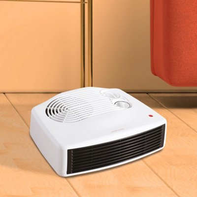 Daewoo 3KW Fan Heater Lightweight Compact Portable White HEA1176GE ...