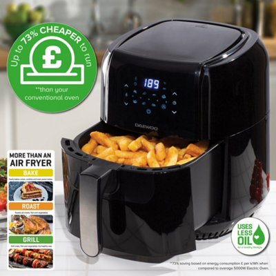 5l Family Size Multi-functional Smart Non-stick Electric Air Fryer Oven &  Griddle