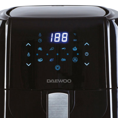Daewoo 5.5L Air Fryer Family Sized Digital Oven Black SDA1804GE
