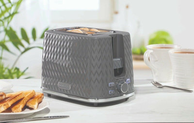 Daewoo Argyle 2 Slice Toaster With Defrost, Reheat & Cancel Functions ...