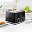 Daewoo Argyle SDA1863GE Argyle Black 4 Slice Toaster