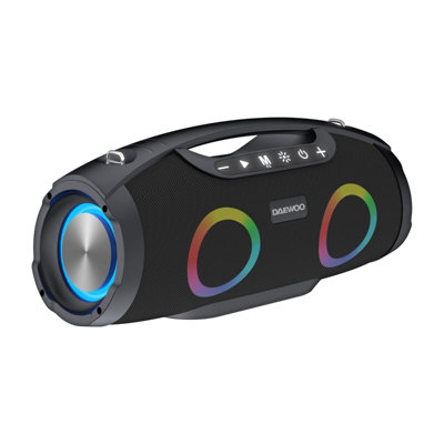 Daewoo Boom Beat Pro Portable Bluetooth Speakers Indoor Outdoor 40W w LED Lights