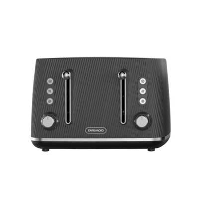 Daewoo Cascade 2-Slice Textured Matte Toaster - Defrost & Reheat ...