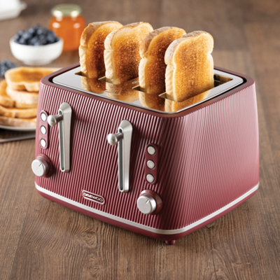 Daewoo Cascade 2-Slice Textured Matte Toaster - Defrost & Reheat ...