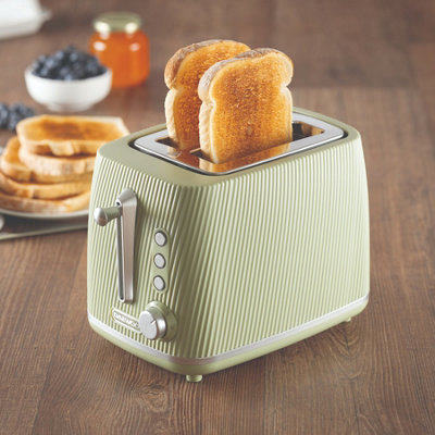 Daewoo Cascade 2-Slice Textured Matte Toaster - Defrost & Reheat ...