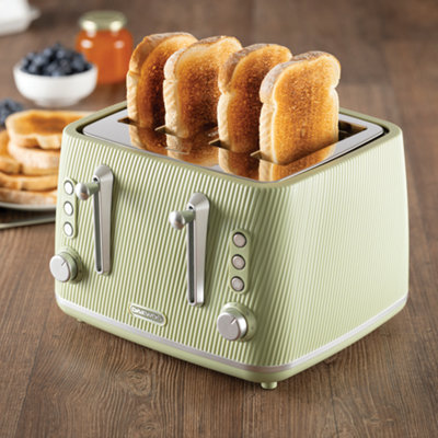 Daewoo Cascade 2-Slice Textured Matte Toaster - Defrost & Reheat ...