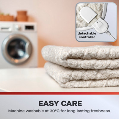 Daewoo Dreamz King Size Heated Underblanket Fitted Fleece Electric