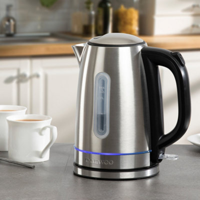 Stainless steel best sale cordless kettle